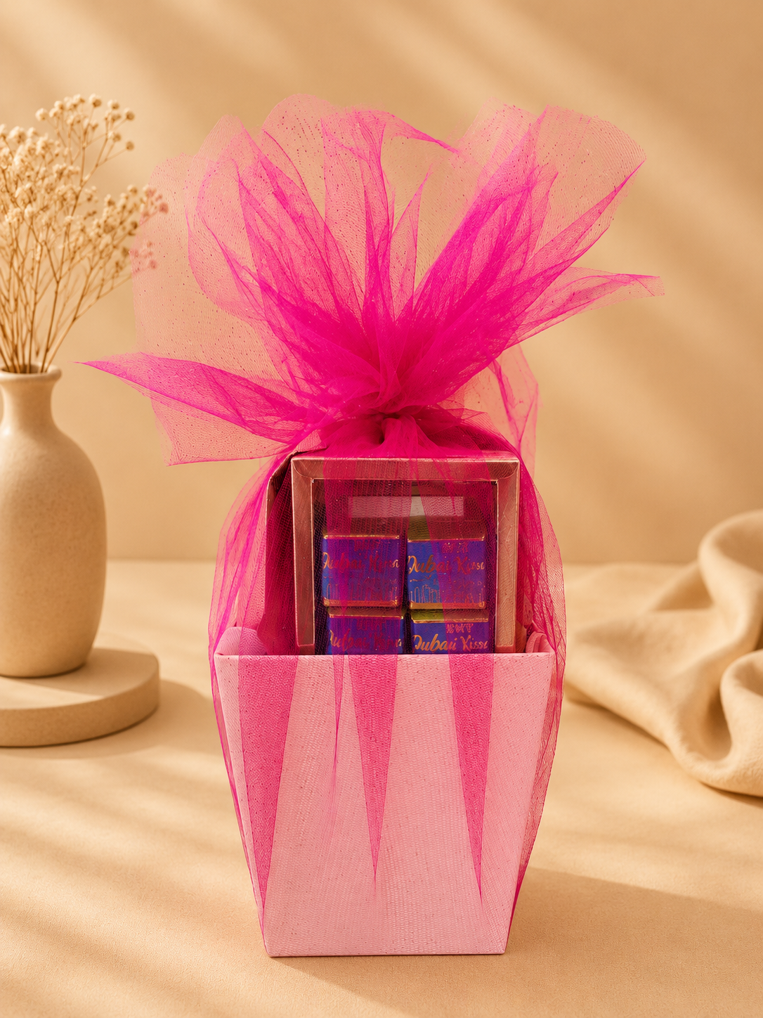 Tapered Pink Gift Box Hamper