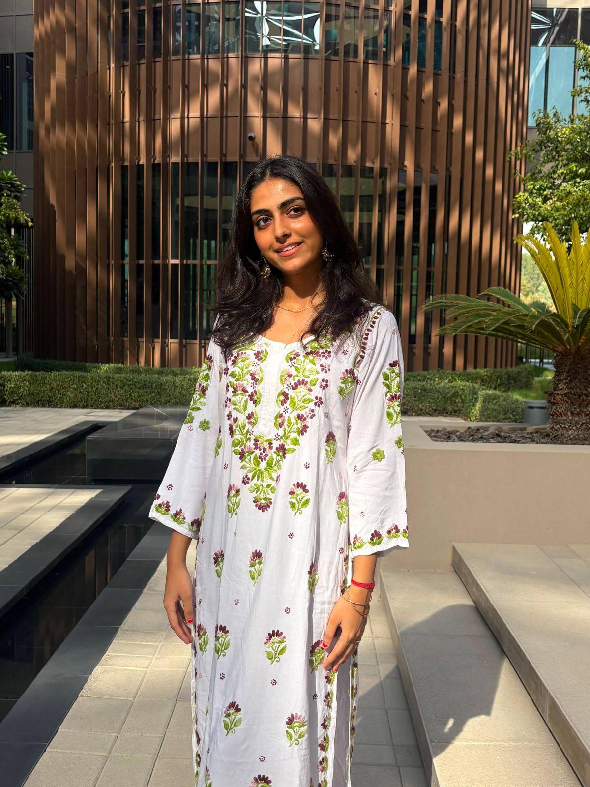 The Ivory Mosaic Kurti