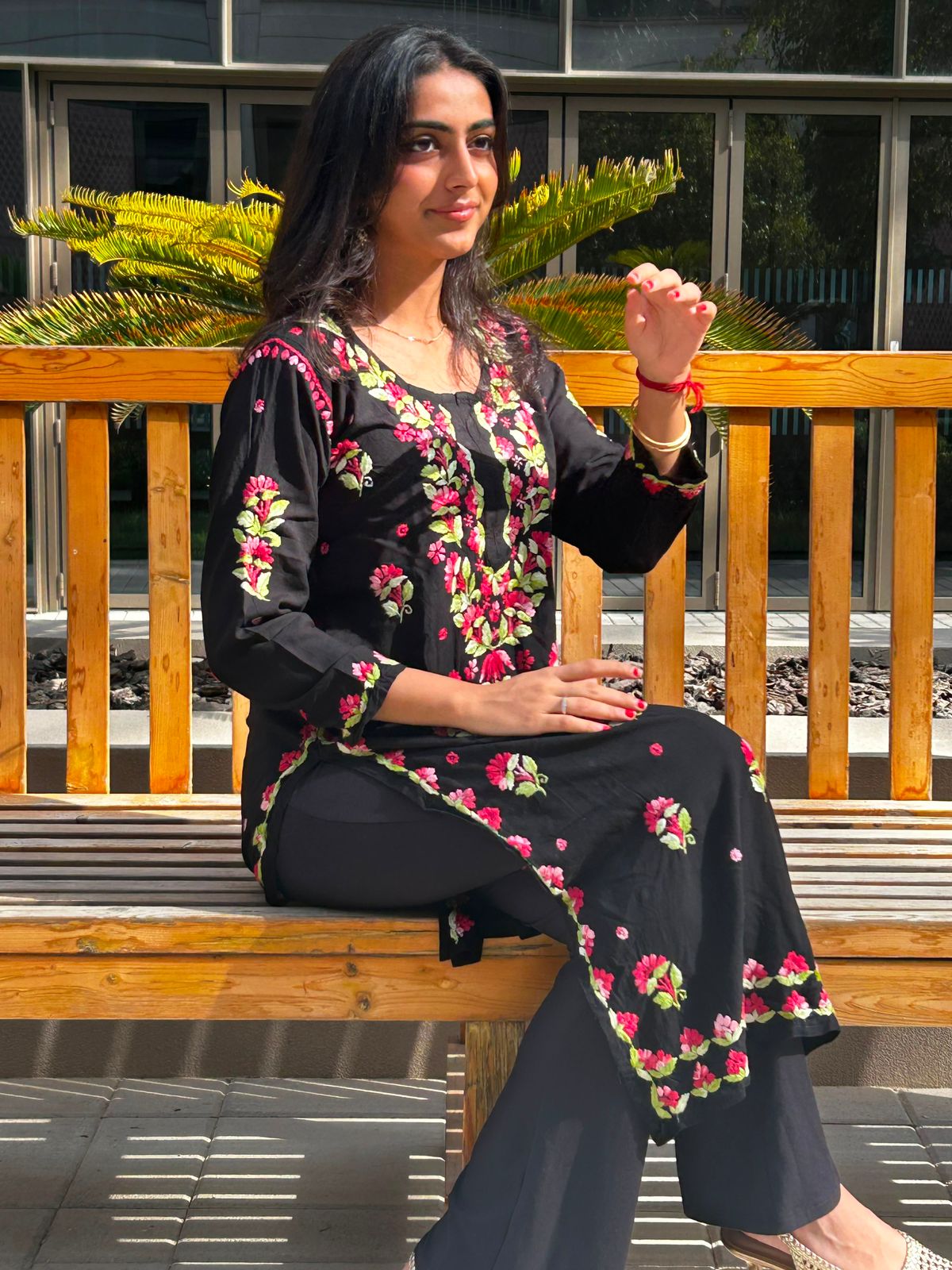 The Noir Mosaic Kurti