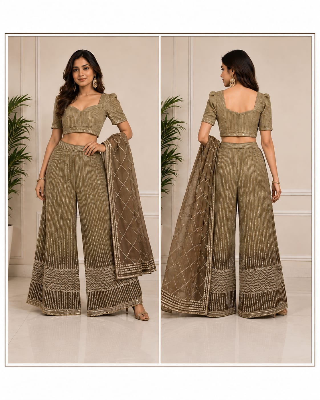 Gold Indo-Western Set